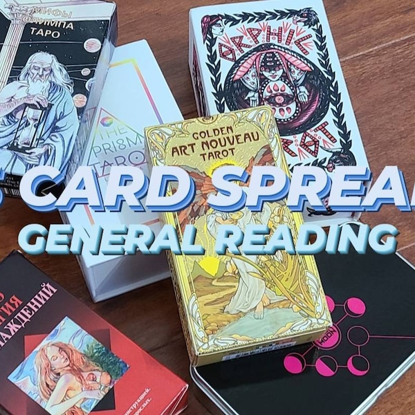 5 Card Spread | Cartomancy | Deity Confirmation | Deity Identification | Divination | General Reading | Love Reading | Tarot Reading