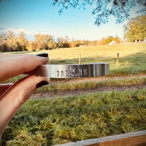 Hand Stamped Bracelet- “Darlin’”