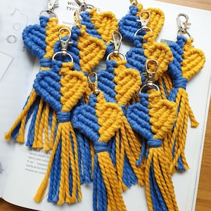 Patriotic Colored Keychain Ukrainian Product