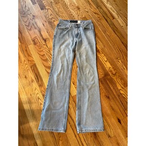 Levis SilverTab Hipster Bootcut Jeans Low Rise 5L Light Wash Denim VTG Y2K b3