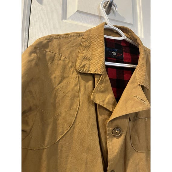 1960s Blue Bill by Red Head Canvas Hunting Jacket Shell Loops View 3