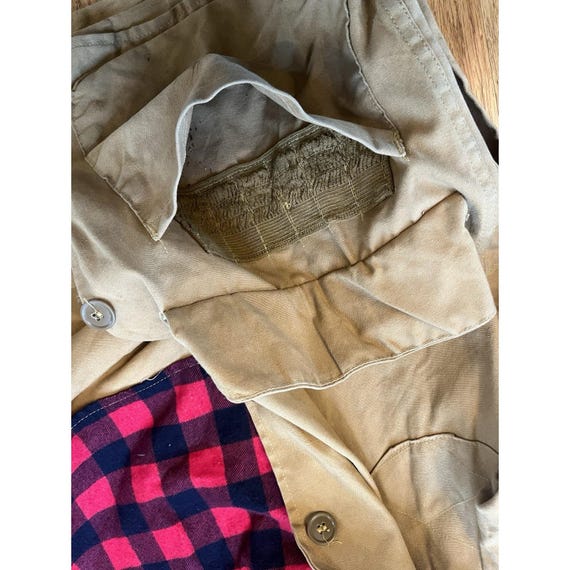 1960s Blue Bill by Red Head Canvas Hunting Jacket Shell Loops View 6