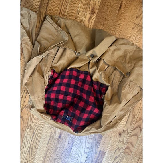 1960s Blue Bill by Red Head Canvas Hunting Jacket Shell Loops View 5