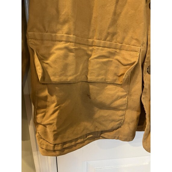 1960s Blue Bill by Red Head Canvas Hunting Jacket Shell Loops View 4