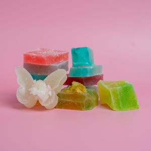 The Gemmies Handmade Kohakutou Candy, Multiple Flavored, Crystal Candy, Edible Gem, ASMR Candy, Gummy Candy, Edible Crystal. Edible Jewelry