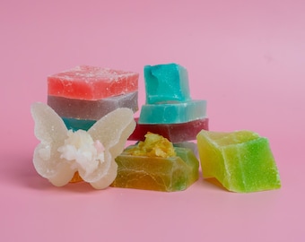 The Gemmies Handmade Kohakutou Candy, Multiple Flavored, Crystal Candy, Edible Gem, ASMR Candy, Gummy Candy, Edible Crystal. Edible Jewelry