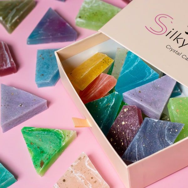 The Gemmies Handmade Kohakutou Candy, Multiple Flavored, Crystal Candy, Edible Gem, ASMR Candy, Gummy Candy, Edible Crystal. Edible Jewelry