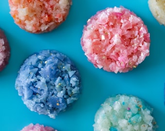 Edible Crystal Clusters, Kohakutou Candy, Crystal Candy, Edible Gem, Edible Jewelry, ASMR Candy, Handmade Vegan Gluyten-free Candy