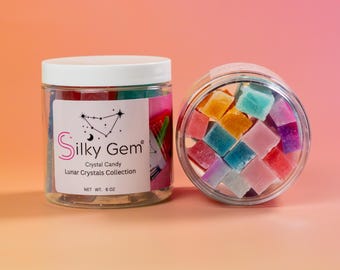 Lunar Crystal, Multiple Edible Crystal, Edible Gem Kohakutou, Natural Candy, Handmade Vegan Gluten Free