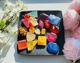 26-28 Pieces Edible Mystery Box Kohakutou Candy, Mixed Flavored, Crystal Candy, Edible Gem, Edible Crystal, ASMR Candy, , Vegan Candy