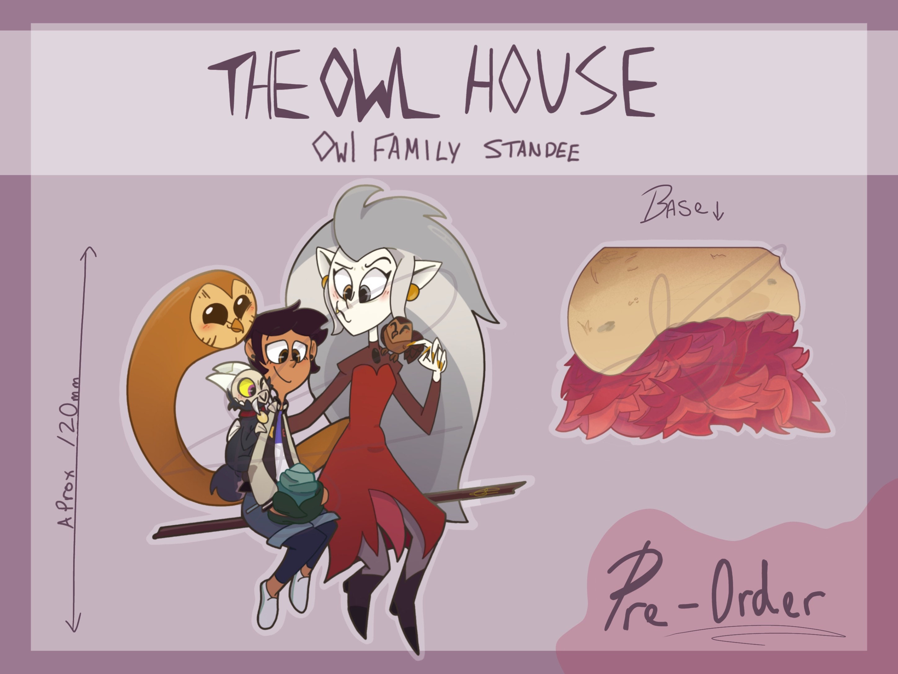 The Owl House Owl Family Standee PREORDER Etsy UK