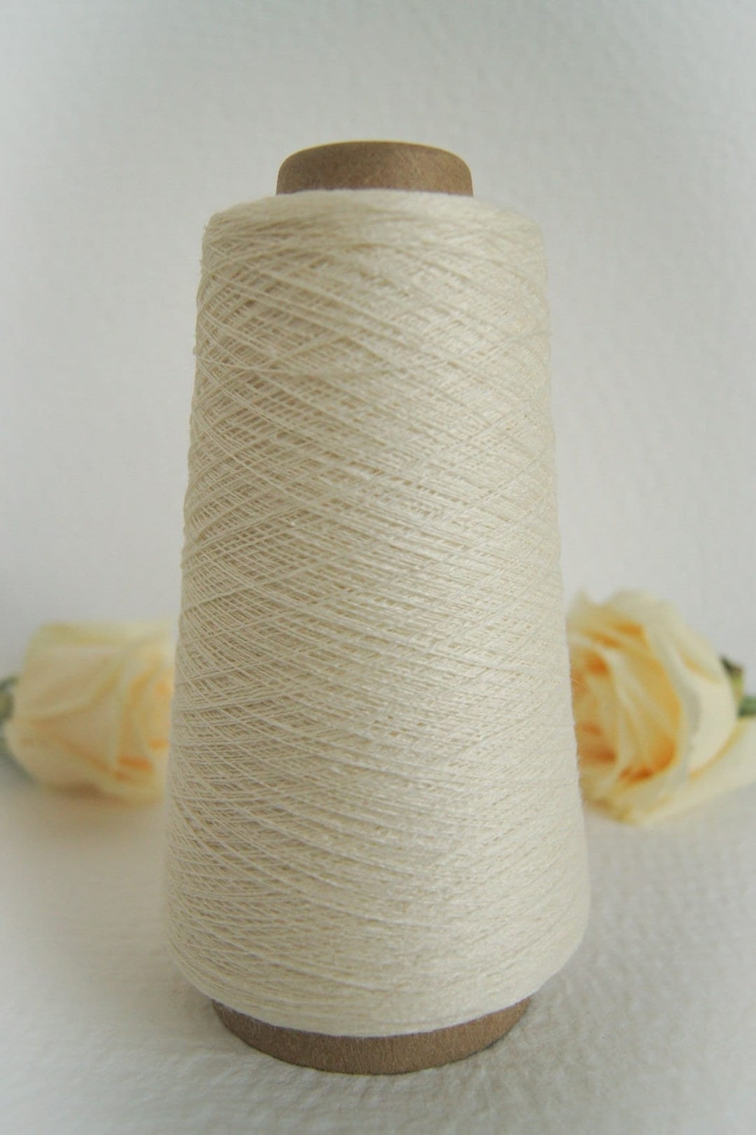 Linen and Merino Yarn on Cone Yarn for Machine Knitting and Weaving Etsy