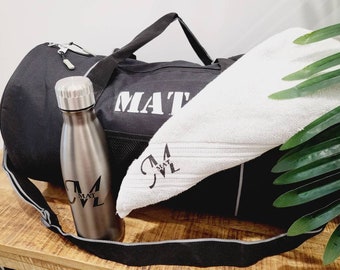 Personalized men's travel bag, gym bag , weekend bag, overnight bag, gift for men