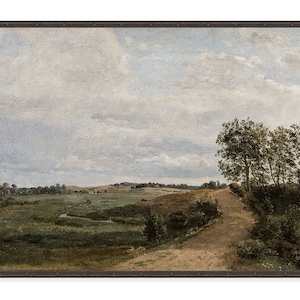 Road Across the Hills • Vintage Landscape Painting • Historic Artwork • Digital Download Printable Art