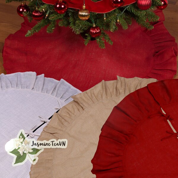 Ruffle Tree Skirt Etsy