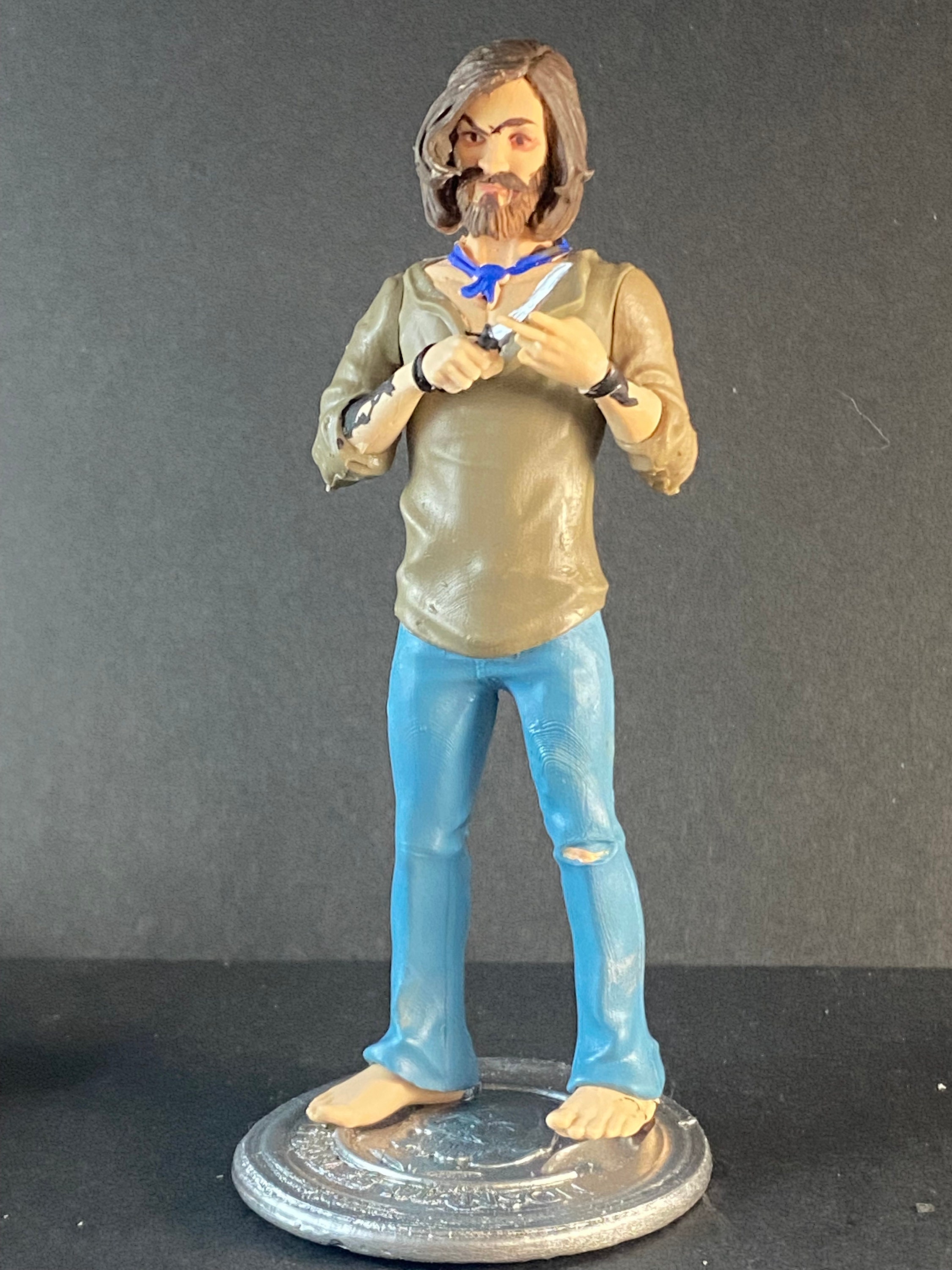 Charles Manson Action Figure 5 Inch Scale Spectrestudios - Etsy