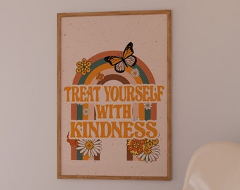 Decoração para casa anos 70, Arte de parede retrô hippie, Impressão descolada, DOWNLOAD DIGITAL