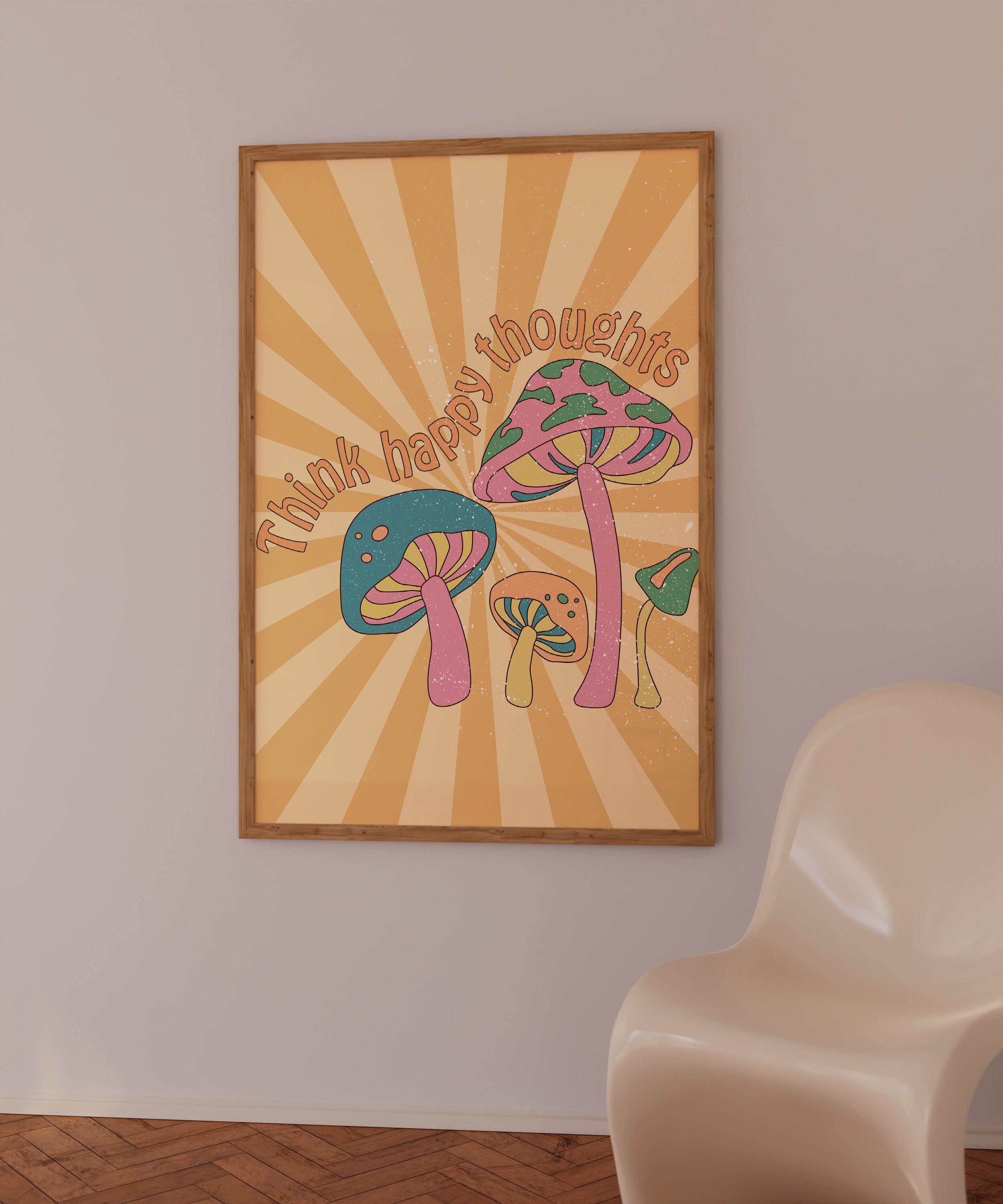 Retro Quote Wall Print 70s Retro Wall Artgroovy Print1960s - Etsy