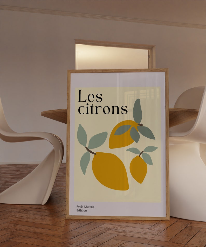 Fruit Market Print, Fruit Art Print, Kitchen Poster, Print Set of 3 ...