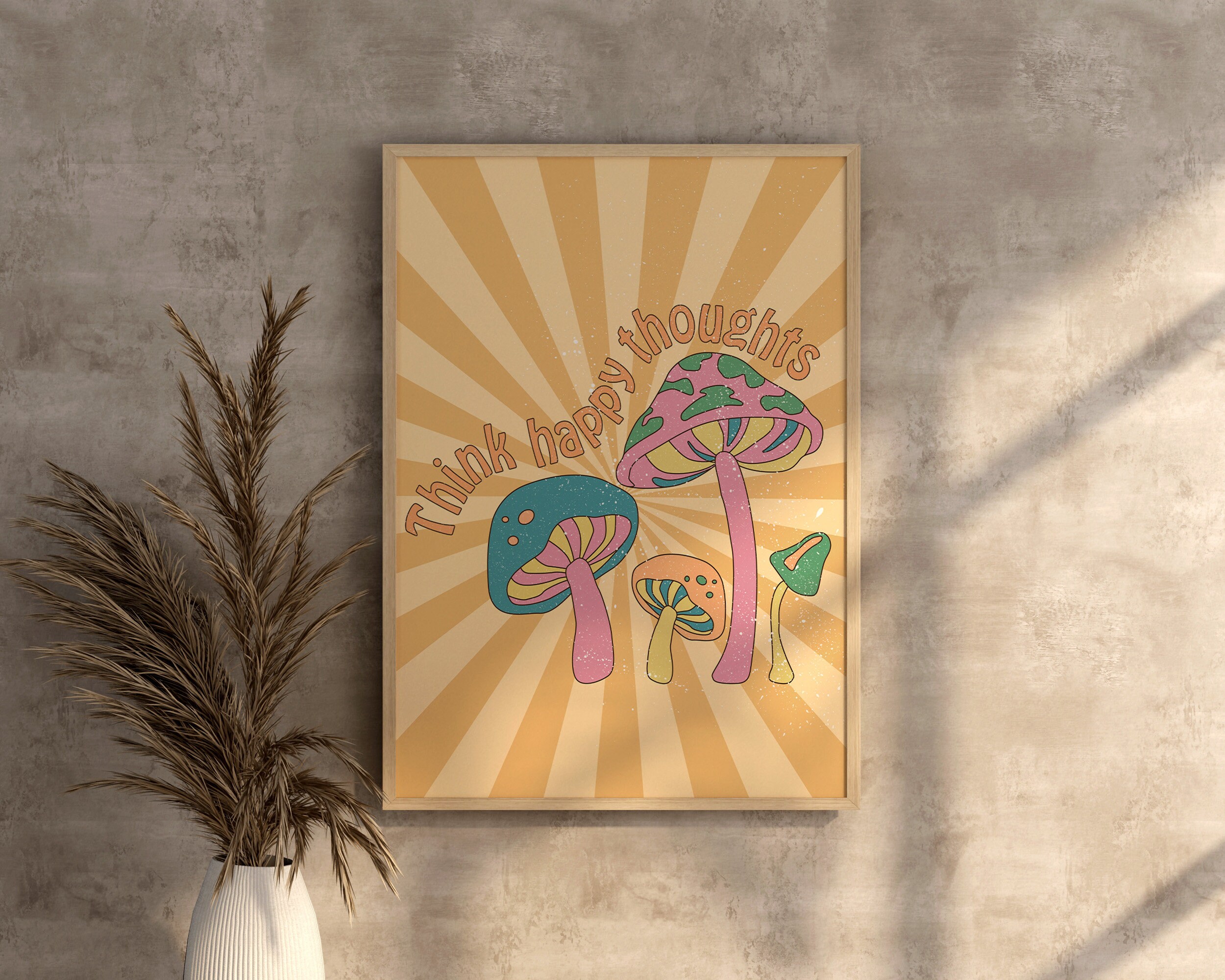 Retro Quote Wall Print 70s Retro Wall Artgroovy Print1960s - Etsy