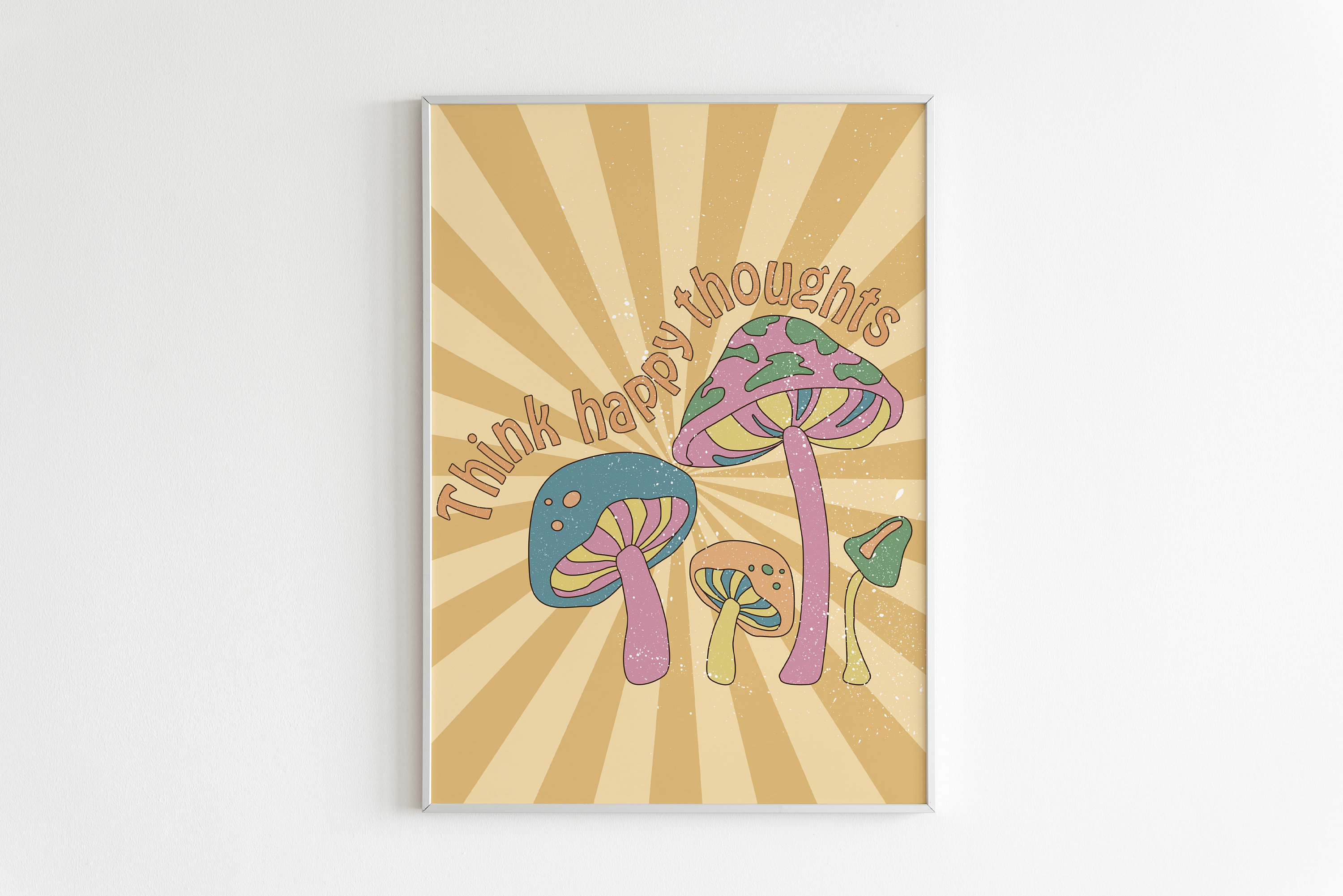 Retro Quote Wall Print 70s Retro Wall Artgroovy Print1960s - Etsy