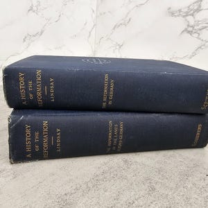 Vintage &#39;A History of the Reformation&#39; (two-volume set) by James Lindsay | Vintage religious history texts