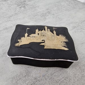 Vintage ceramic Disneyland trinket box | Vintage Disney