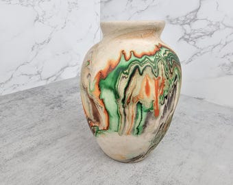 Vintage Nemadji Pottery Vase: Handcrafted Southwest Decor - Etsy
