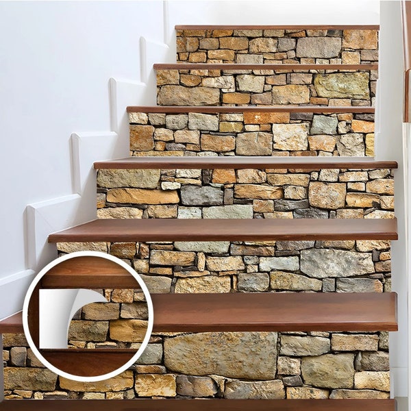 Wallpaper for Stair Riser Etsy UK