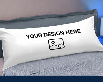 Custom Photo Body Pillow Cover | Personalized Cushion Case Double-Sided Custom Image Pillowcase | Hugging Pillow | Handmade Gifts Dakimakura