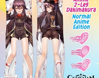 Custom-Made Japanese 2-Leg Split Body Pillow Cover – Personalized Double-Sided Dakimakura Case, Handmade with Your Chosen Design!