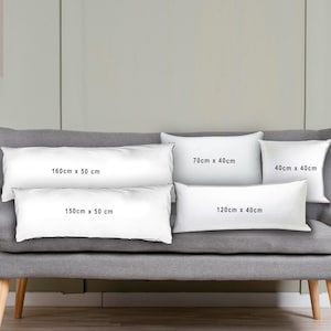 Premium Down Alternative Pillow Insert Poly Full Long Body Pillow Life Size Cushion Hugging Comfortable Inner Core Pillow Adult Side Sleeper