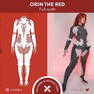 PATTERNS & ASSEMBLY INSTRUCTIONS - Orin the Red full armor