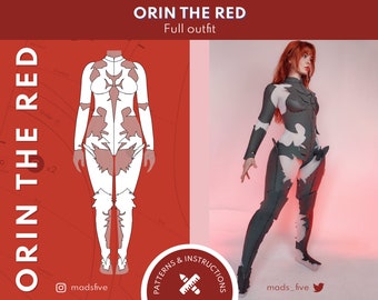 PATTERNS & ASSEMBLY INSTRUCTIONS - Orin the Red full armor