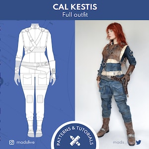 PATTERNS & TUTORIALS - Cal Kestis inspired full outfit