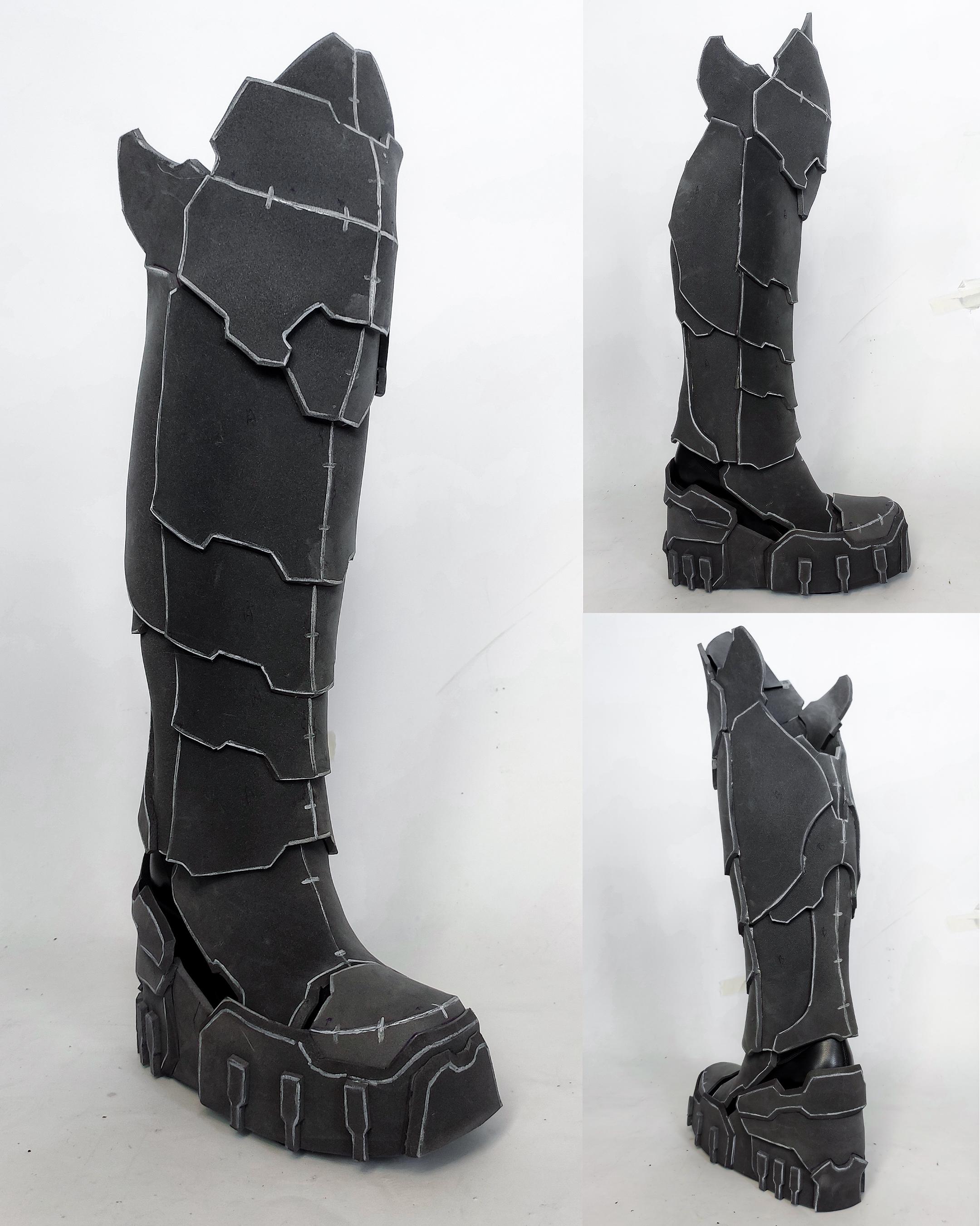 EVA Foam Cosplay Armor Pattern | Eternal Slayer Leg Armor | Digital ...