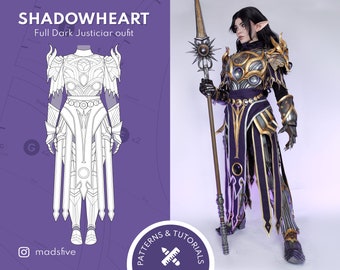 PATTERNS & TUTORIALS - Dark Justiciar Shadowheart full outfit