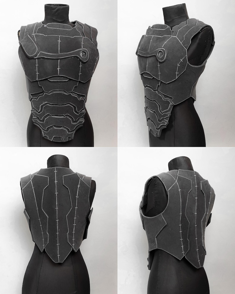 EVA Foam Cosplay Armor Pattern | Eternal Slayer Chestplate PDF ...