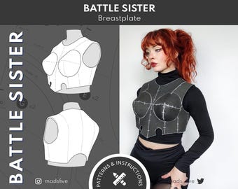 PATRONES E INSTRUCCIONES DE MONTAJE - Armadura de pechera Battle Sister