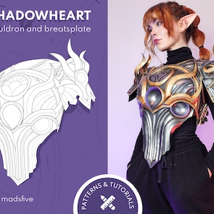 PATTERNS & TUTORIALS - Dark Justiciar Shadowheart breatsplate and pauldrons