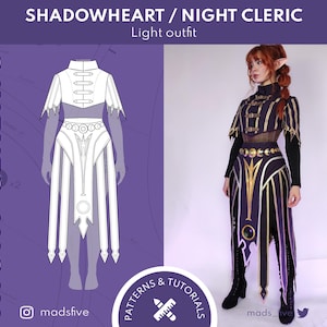 PATTERNS & TUTORIALS - Dark Justiciar Shadowheart / Night cleric light outfit