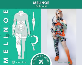PATTERNS & TUTORIALS - Melinoe full armor and props