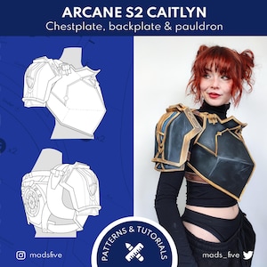 PATTERNS & TUTORIALS - Arcane S2 Caitlyn armor