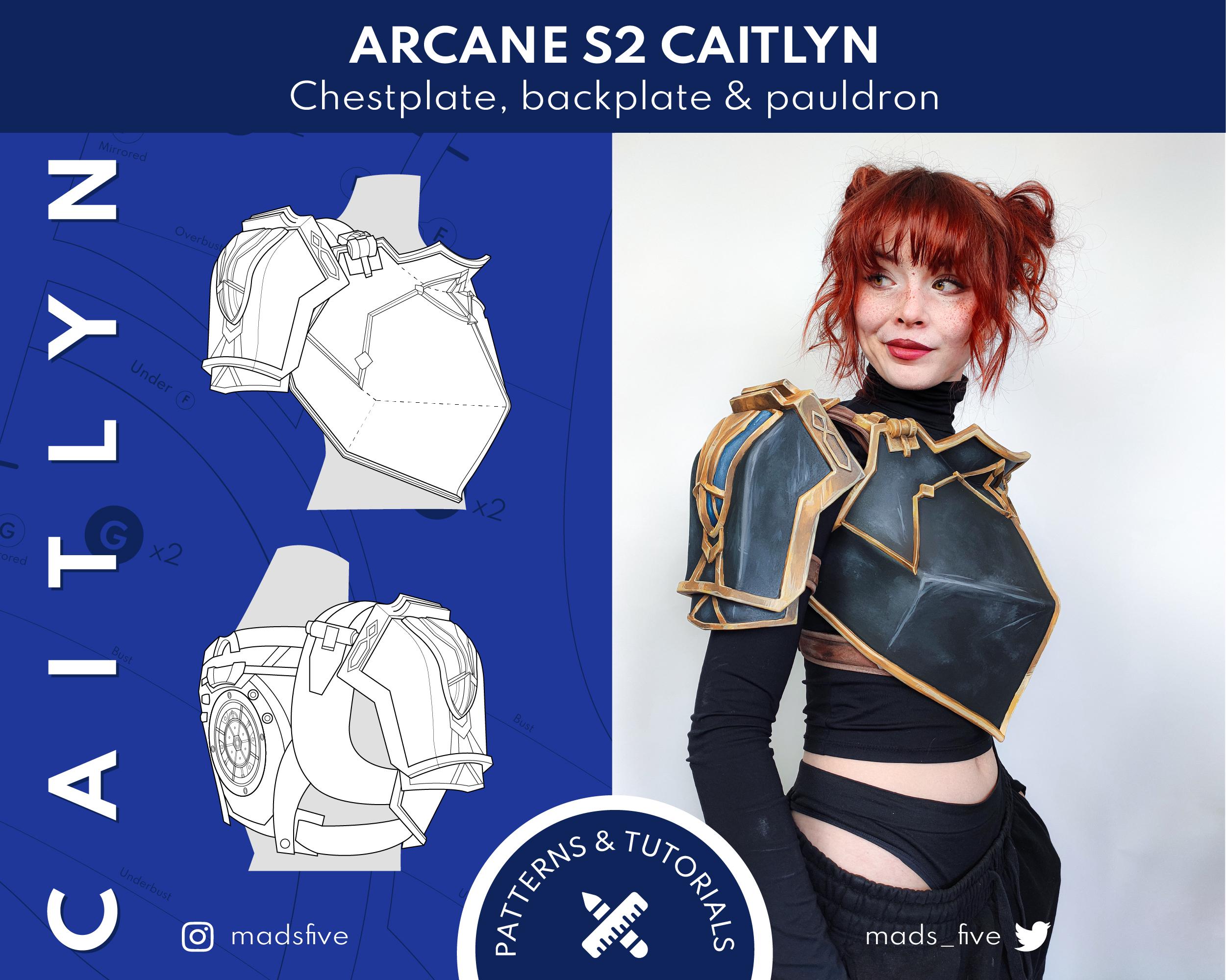 PATTERNS & TUTORIALS - Arcane S2 Caitlyn armor