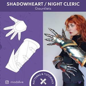 PATTERNS & TUTORIALS - Dark Justiciar Shadowheart / Night cleric gauntlet