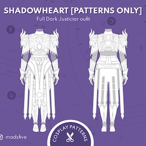 PATTERNS ONLY - Dark Justiciar Shadowheart full outfit