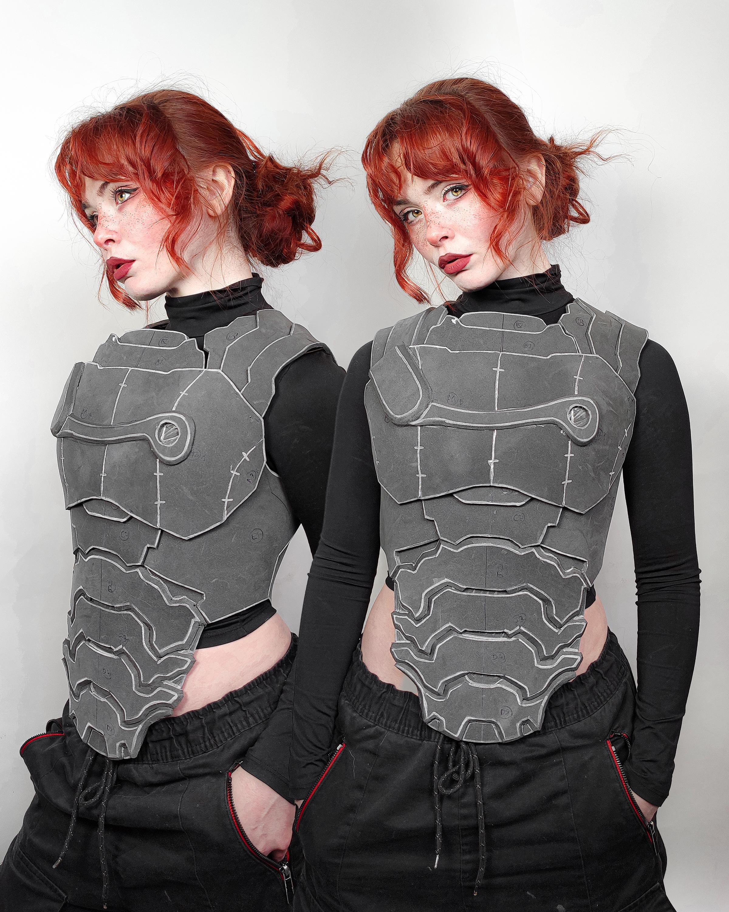 EVA Foam Cosplay Armor Pattern | Eternal Slayer Chestplate PDF ...