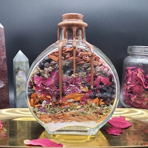 Home Blessing & Protection Spell Jar, Magick Spell Bottle, Witchcraft, Home Protection, Metaphysical, For New Home, Intention Jar