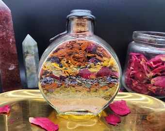 Women's Protection Spell Jar, Self Protection Magic, Custom Witchcraft