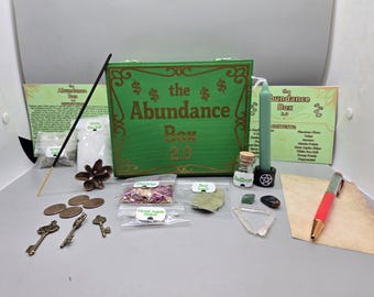 Abundance Box 2.0: Ritual Spell Kit for Prosperity & Money Magick